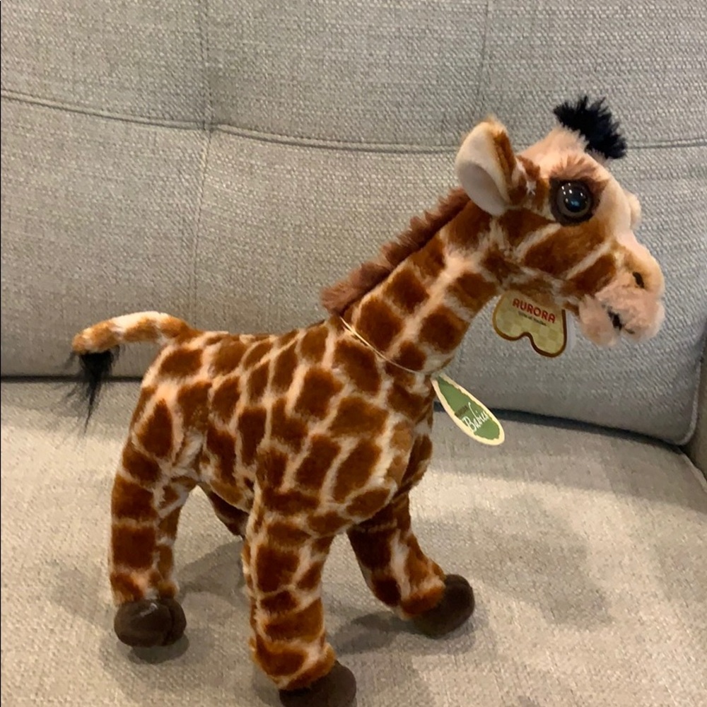 12” Standing Stuffed Animal Giraffe